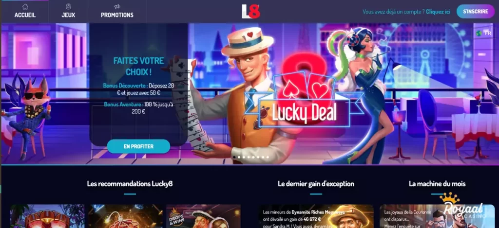 lucky8 casino en ligne